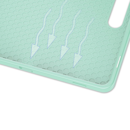 Etui Bizon Case Tab Lizard do Galaxy Tab S9, miętowe