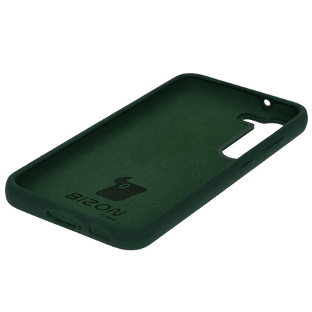 Etui silikonowe Bizon Soft Case do Galaxy S23, ciemnozielone