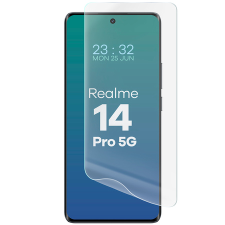 Folia hydrożelowa na ekran Bizon Glass Hydrogel Front do Realme 14 Pro 5G, 2 sztuki