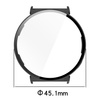 Etui ze szkłem do zegarka Bizon Case+Glass Watch do Huawei Watch GT 5 41 mm, czarne matowe