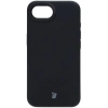 Silikonowe etui Bizon Soft Case do iPhone 16e, czarne