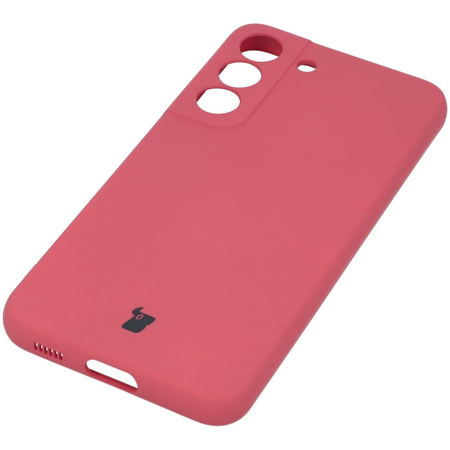 Etui Bizon Case Silicone do Galaxy S22, ciemny róż