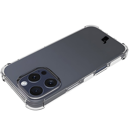 Etui + 2x folia na ekran + szkiełko na obiektyw Bizon Case Clear Pack do iPhone 16 Pro