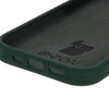 Silikonowe etui Bizon Soft Case do iPhone 16 Pro, ciemnozielone