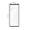 Szkło hartowane Bizon Glass Edge 2 do Sony Xperia 5 IV, czarne
