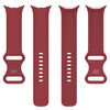 Silikonowy pasek Bizon Strap Watch Silicone S do Google Pixel Watch 4/3 (45mm), karminowy
