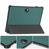 Etui z klapką Bizon Case Tab Croc do OnePlus Pad 2 / Pad Pro, ciemnozielone