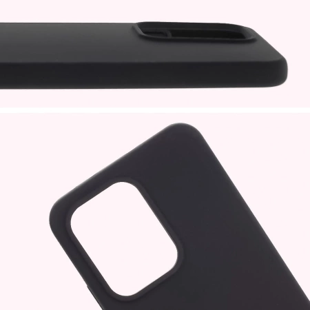 Silikonowe etui Bizon Soft Case do Oppo Reno13, czarne