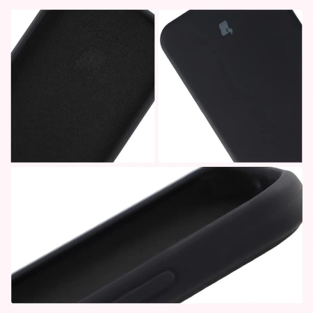 Silikonowe etui Bizon Soft Case do Oppo Reno 14, czarne
