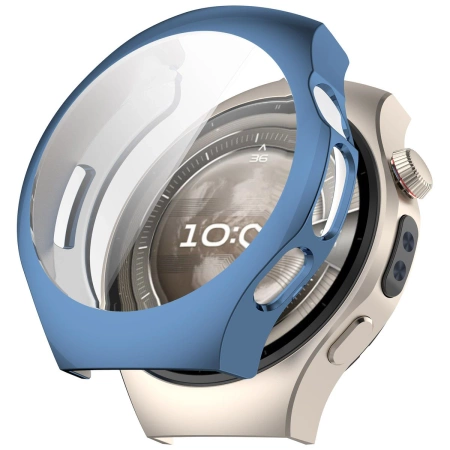Etui z osłoną ekranu Bizon Case Watch Felipe do Huawei Watch 5 42mm, niebieskie
