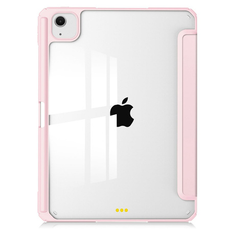 Etui Bizon Case Tab Clear Matt do iPad Air 13" 2025 / 2024, różowe