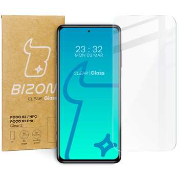 Szkło hartowane Bizon Glass Clear 2 do Xiaomi Poco X3 / NFC / Pro