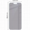 Prywatyzujące szkło hybrydowe Bizon Glass Mule Shadow do iPhone 16 Pro Max, matowe