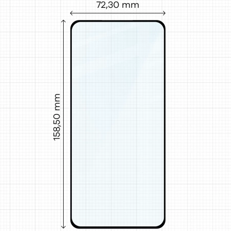 2x Szkło hartowane z ramką + szybka na aparat Bizon Edge 3D Pack do Realme 14 Pro 5G