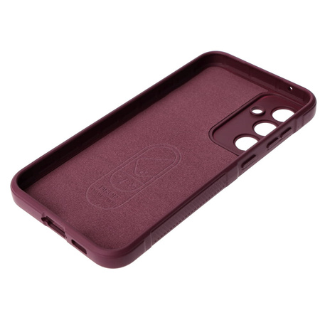 Pancerne etui Bizon Case Tur do Galaxy S23 FE, burgundowe