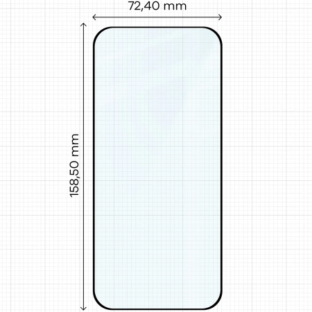 Szkło hartowane Bizon Glass Edge Duo do Google Pixel 10 Pro XL / 9 Pro XL, czarna ramka, 2 sztuki