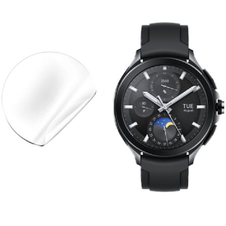 Folia hydrożelowa na ekran Bizon Glass Watch Hydrogel Duo do Xiaomi Watch 2 Pro, 2 sztuki