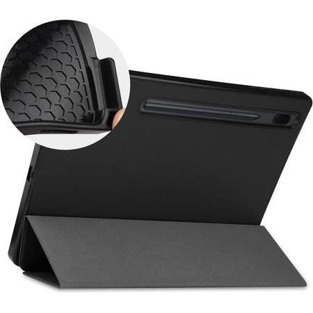 Etui Bizon Case Tab Lizard do Galaxy Tab S8 Plus / S7 Plus, czarne