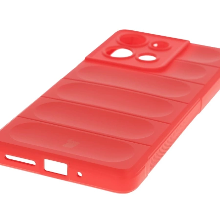 Pancerne etui Bizon Case Tur do Motorola Moto G75 5G, czerwone