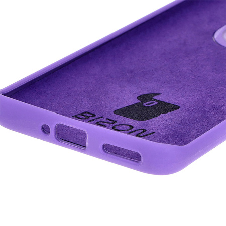 Silikonowe etui Bizon Soft Case do Motorola Edge 50 Pro, fioletowe