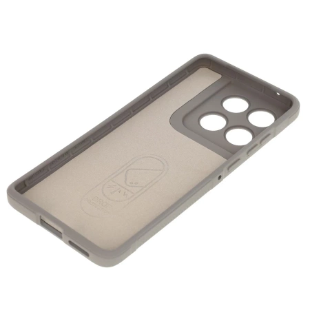 Pancerne etui Bizon Case Tur do Motorola Edge 60 / 60 Fusion, jasnoszare