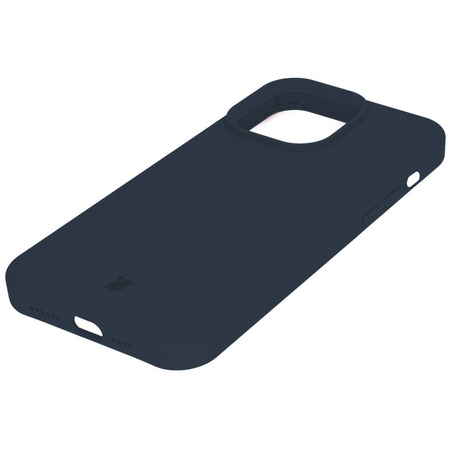 Etui silikonowe Bizon Soft Case do iPhone 14 Pro Max, ciemnoniebieskie