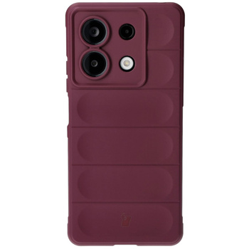 Pancerne etui Bizon Case Tur do Xiaomi Redmi Note 13 5G, burgundowe
