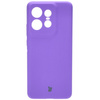 Silikonowe etui Bizon Soft Case do Motorola Edge 50 Pro, fioletowe