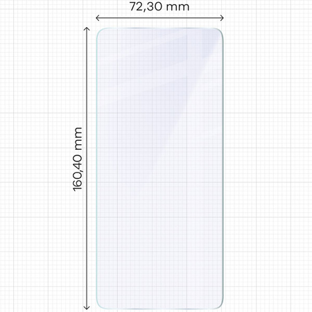 Elastyczne szkło hybrydowe Bizon Glass Mule do Nothing Phone (3a) Pro
