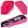 Silikonowe etui Bizon Soft Case do iPhone 16, fuksja