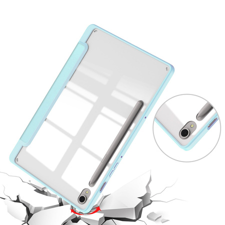 Etui Bizon Case Tab Clear Matt do Galaxy Tab S9, błękitne