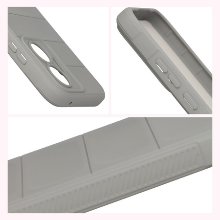 Pancerne etui Bizon Case Tur do Xiaomi POCO F7, jasnoszare