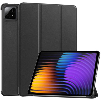 Etui z klapką Bizon Case Tab Croc do Xiaomi Pad 7 / 7 Pro, czarne