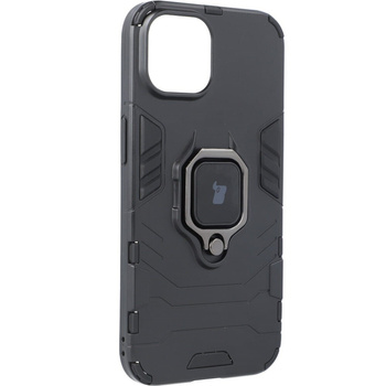 Etui Bizon Case Armor Ring do iPhone 14, czarne