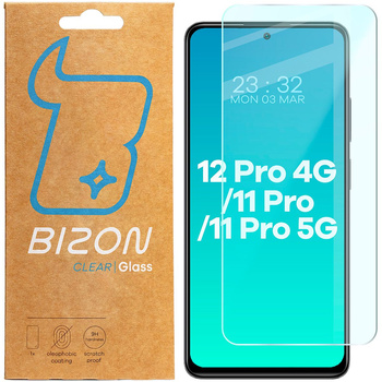 Szkło hartowane Bizon Glass Clear 2 do Redmi Note 12 Pro 4G / 11 Pro / 11 Pro 5G