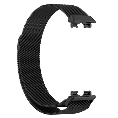 Pasek Bizon Strap Watch Chain do Huawei Band 9 / Band 8, czarny