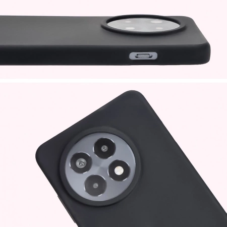 Silikonowe etui Bizon Soft Case do OnePlus 13R, czarne