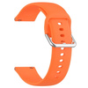 Pasek silikonowy do smartwatcha, Bizon Strap Watch Silicone Pro N, Quick Release 22 mm, pomarańczowy