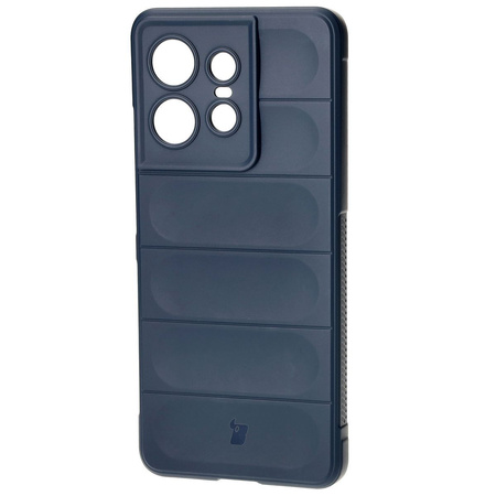 Pancerne etui Bizon Case Tur do Motorola Edge 50 Pro, granatowe