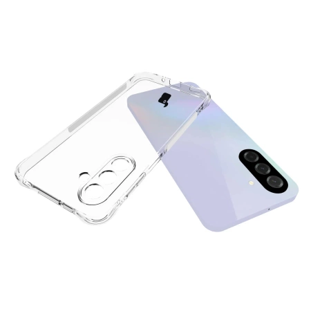Elastyczne etui Bizon Case Salpa do Galaxy A17 5G, przezroczyste
