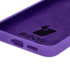 Silikonowe etui Bizon Soft Case do Galaxy S24, fioletowe