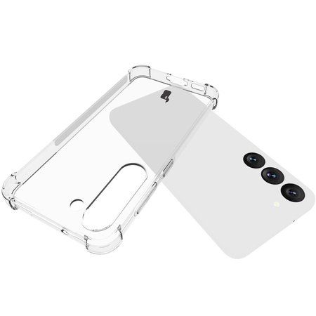 Etui + 2x szkło + obiektyw Bizon Case Clear Pack do Samsung Galaxy S23, przezroczyste