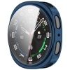 Etui z osłoną ekranu Bizon Case Watch Felipe do Galaxy Watch 8 44 mm, niebieskie