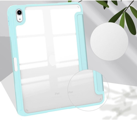 Etui Bizon Case Tab Clear Matt do  iPad 11 / 10 gen. 2025 / 2022, błękitne