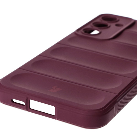 Pancerne etui Bizon Case Tur do Galaxy A55 5G, burgundowe