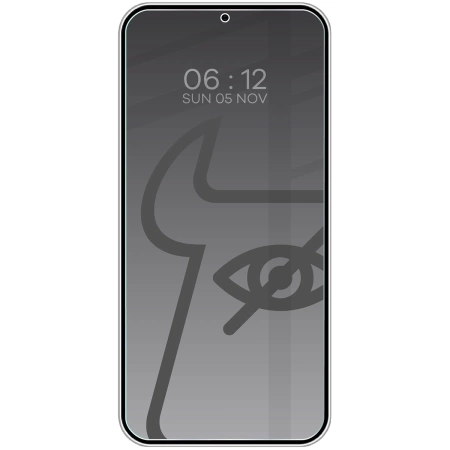 Prywatyzujące szkło hartowane Bizon Glass Clear Shadow do Galaxy S25 / S24, przyciemniane
