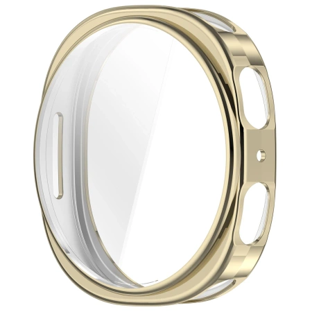 Etui z osłoną ekranu Bizon Case Watch Felipe do Galaxy Watch 8 44 mm, złote