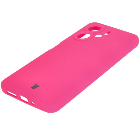 Silikonowe etui Bizon Soft Case do Xiaomi Redmi 13C 4G / Xiaomi Redmi 13C 5G / Xiaomi Poco C65, neonowo-różowe