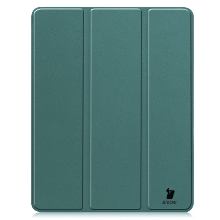 Etui Bizon Case Tab Lizard do iPad Pro 13" 2025 / 2024, ciemnozielone