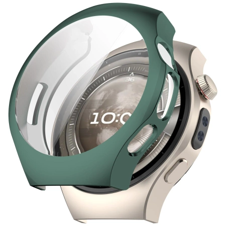 Etui z osłoną ekranu Bizon Case Watch Felipe do Huawei Watch 5 46mm, zielone